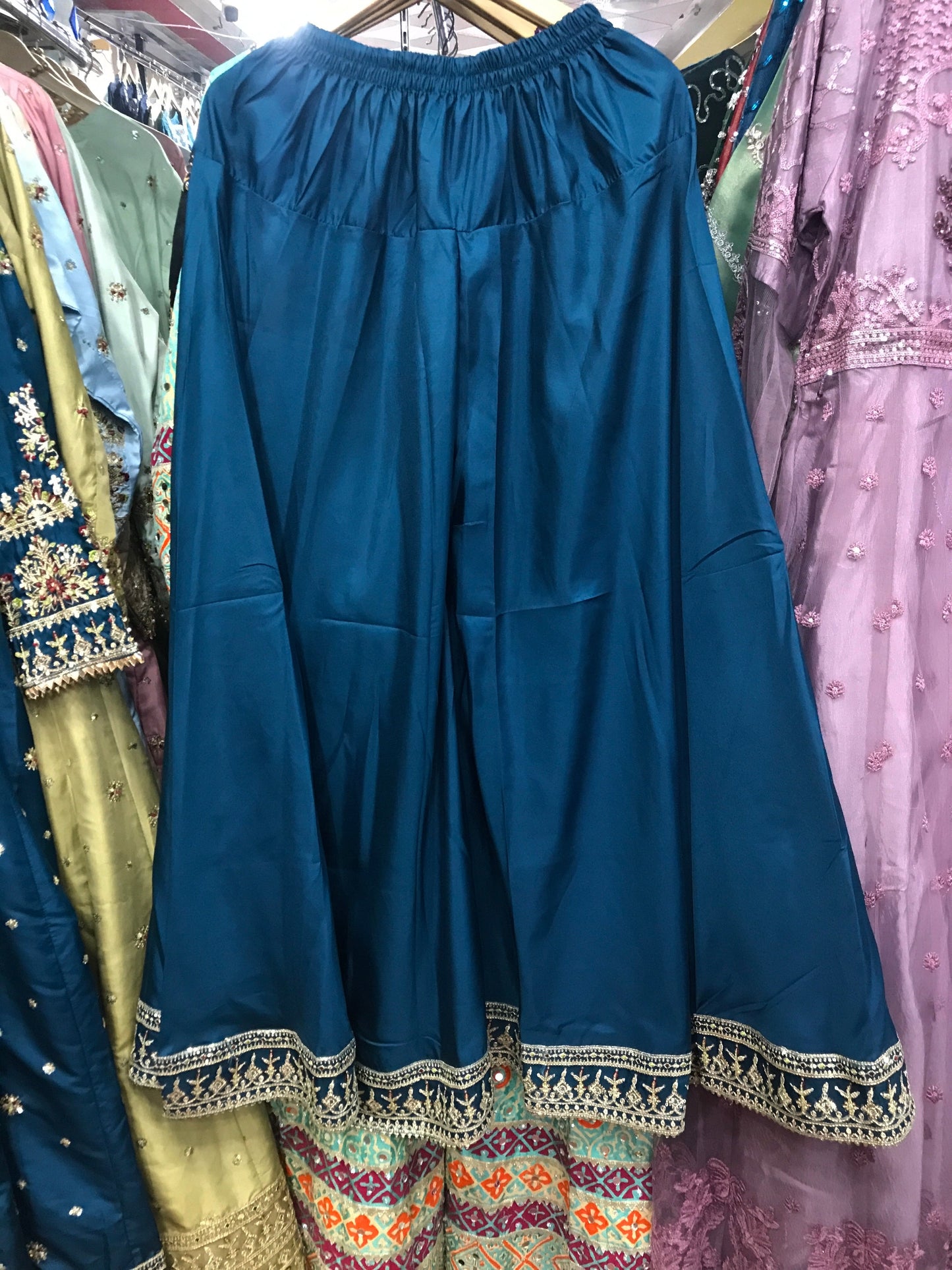 Elegant Embroidered Tassel Silk Maxi Dress 3 Piece - Stitched (S to XL) Ayesha Fashion Boutique