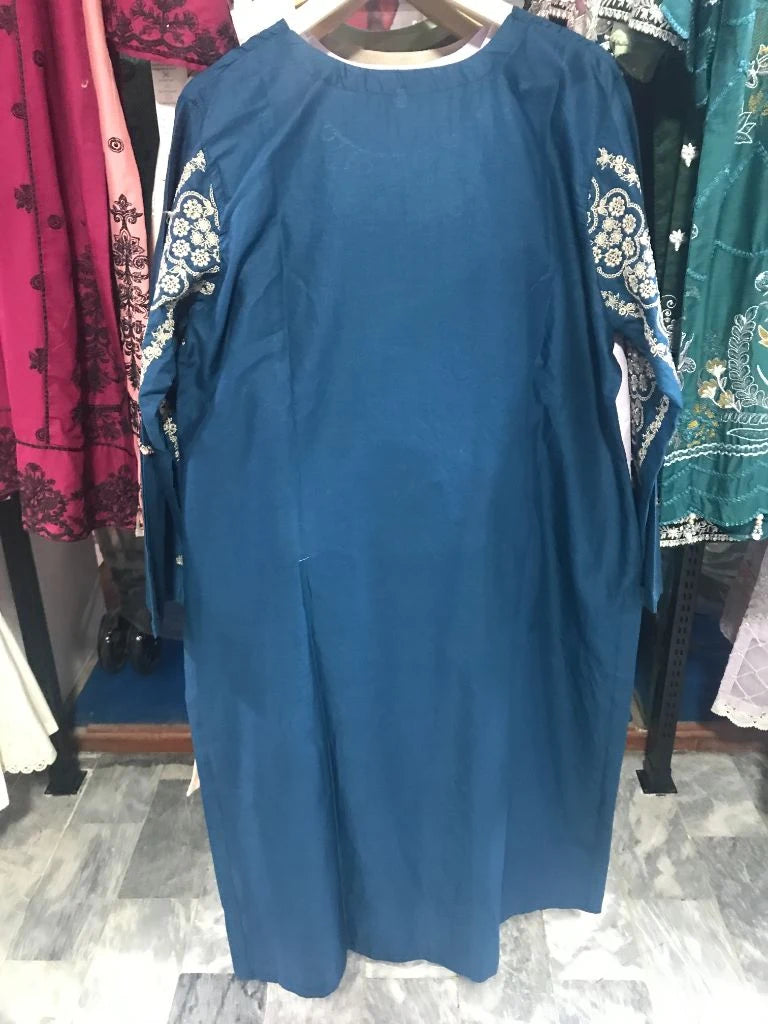 3-Piece Stitched Embroidered Lawn Cotton Suit Ayesha Fashion Boutique