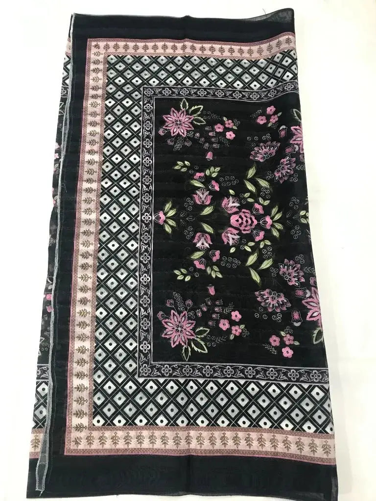 Floral Printed Cotton Lawn 3-Piece Stitched Suit Ayesha Fashion Boutique
