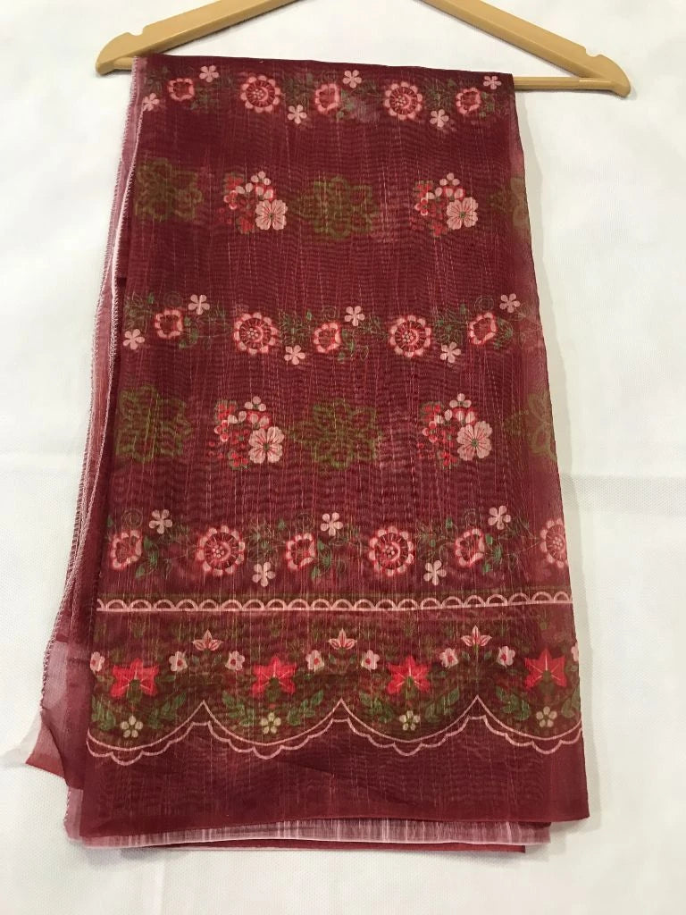 Women's Stitched 3-Piece Heavy Embroidered Cotton Lawn Suit with Organza/Net Dupatta Ayesha Fashion Boutique