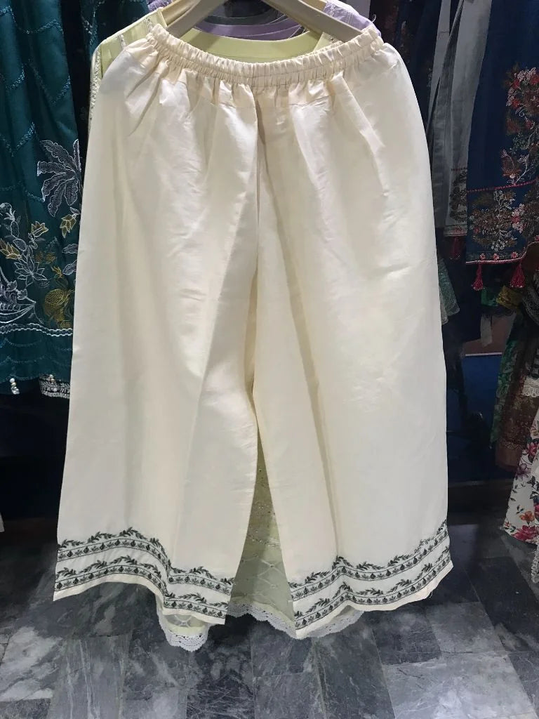 Embroidered Lawn Cotton 3 Piece Stitched Suit with Chiffon Dupatta Ayesha Fashion Boutique