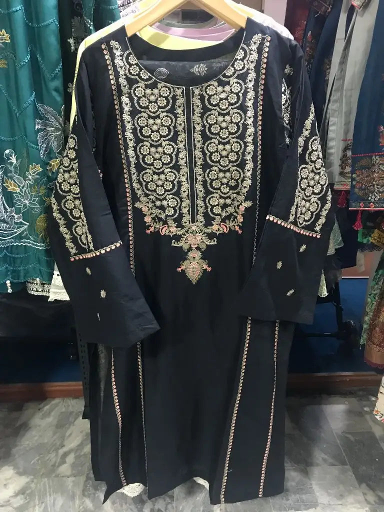 3-Piece Stitched Embroidered Lawn Cotton Suit Ayesha Fashion Boutique