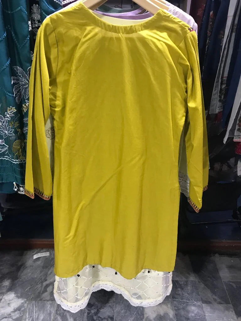 Stitched 2-Piece Cotton Lawn Suit with Farshi Shalwar Ayesha Fashion Boutique