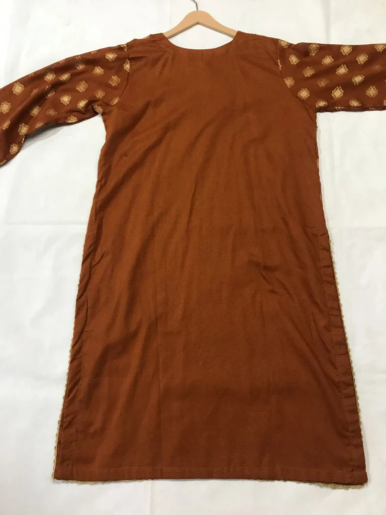 Women Stitched 2 Piece Jacquard Suit - Printed Shirt & Trouser Ayesha Fashion Boutique