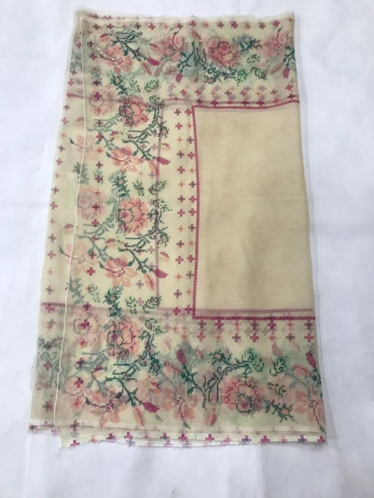 Floral Embroidered Cotton Lawn 3-Piece Stitched Suit with Printed Dupatta Ayesha Fashion Boutique