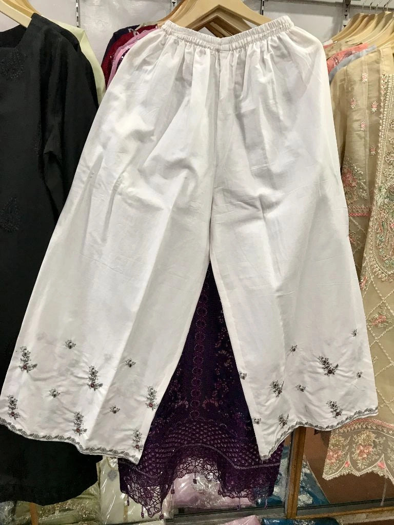 Women's Stitched 3-Piece Embroidered Cotton Lawn Suit with Farshi Shalwar Ayesha Fashion Boutique